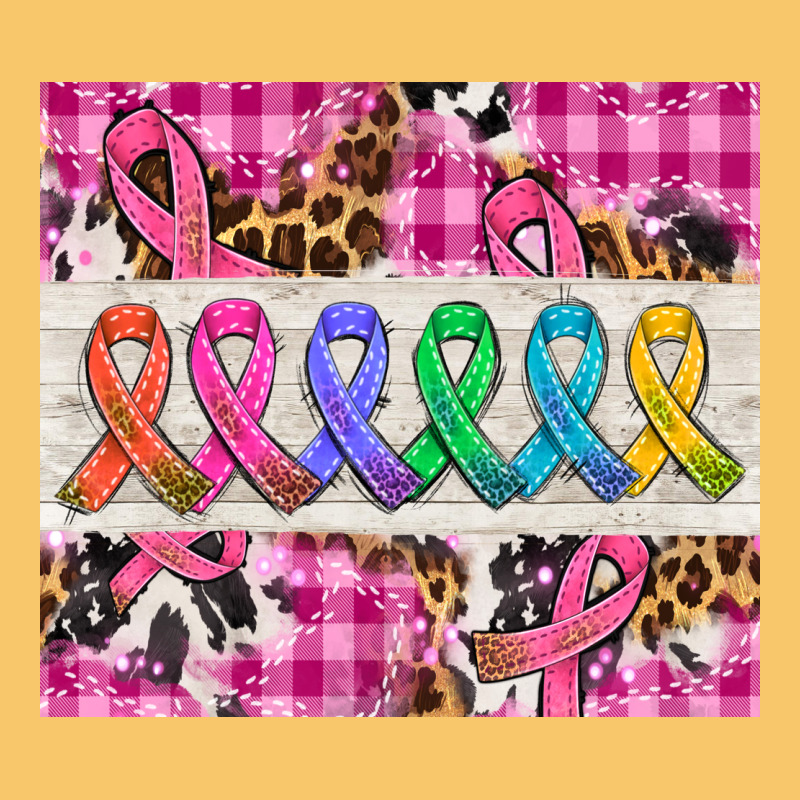 Western Colorfull Cancer Ribbon Vintage Hoodie by AdoDesignShop | Teevron