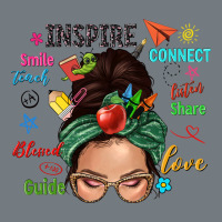 Teacher Messy Bun Caucasian Heavyweight Sweatshirt | Teevron