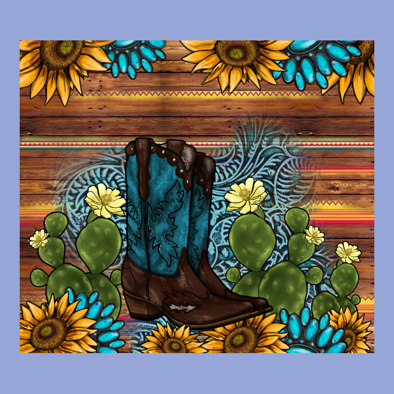 Boot Cactus Sunflower Gemstone Classic Tee by AdoDesignShop | Teevron