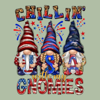 Chilling With My Gnomies With Usa Urban Heavy Tee | Teevron