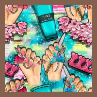 Hand Cream And Nail Tools With Serape And Glitter Seamless Pattern Bbs Zipper Hoodie | Teevron