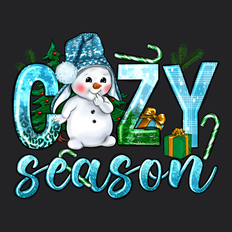 Cozy Season Winter Christmas Vintage Tee by NancyCooperArtShop | Teevron