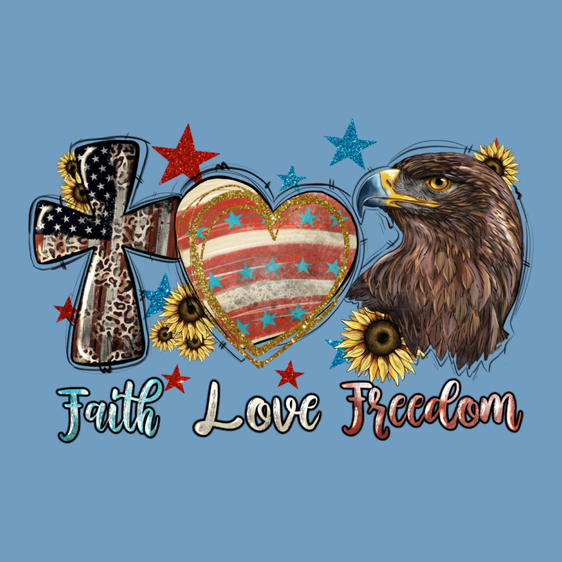 Faith Love Freedom Usa Urban Heavy Tee by NancyCooperArtShop | Teevron