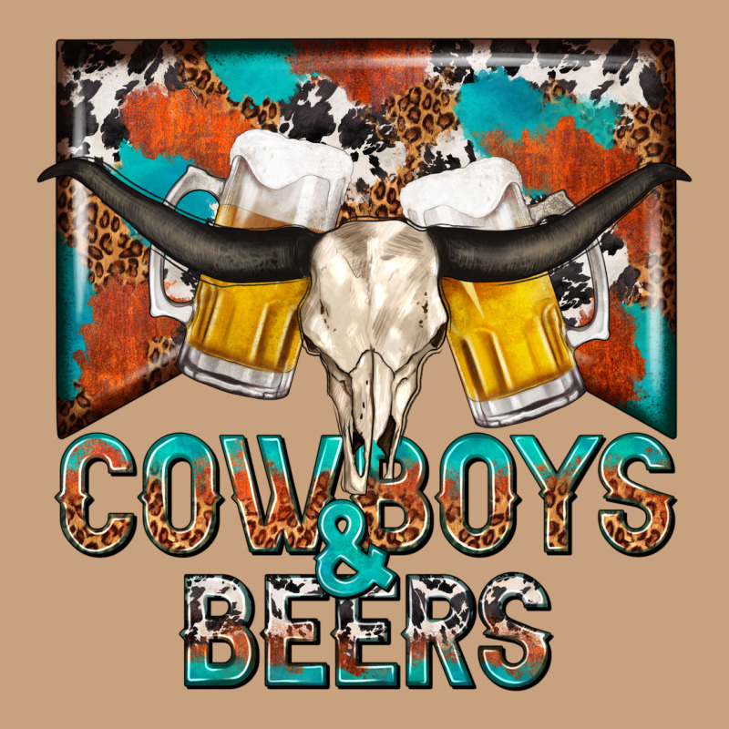 Cowboys And Beers Vintage Tee by NancyCooperArtShop | Teevron