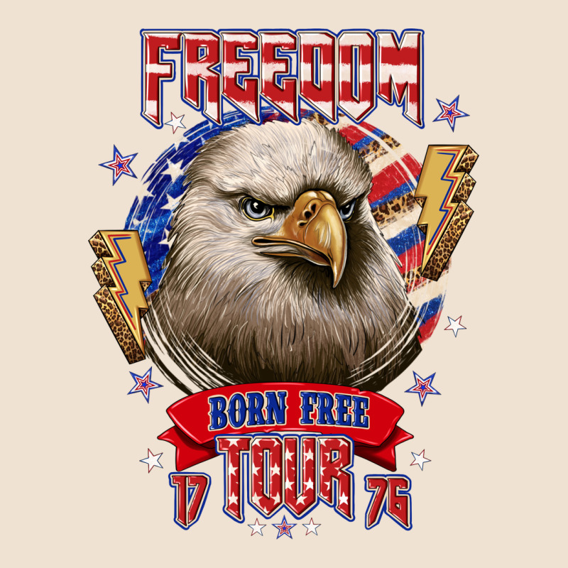 Freedom Born Free Tour 1776 Urban Heavy Tee by NancyCooperArtShop | Teevron
