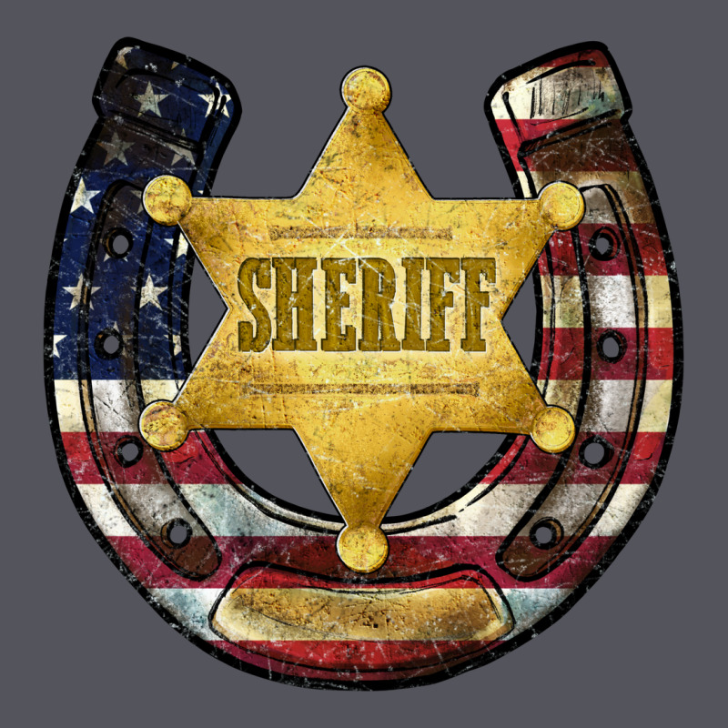 Sheriff American Flag Vintage Hoodie by JahusDesignShop | Teevron