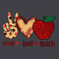 Peace Love Teach Heavyweight Hoodie | Teevron