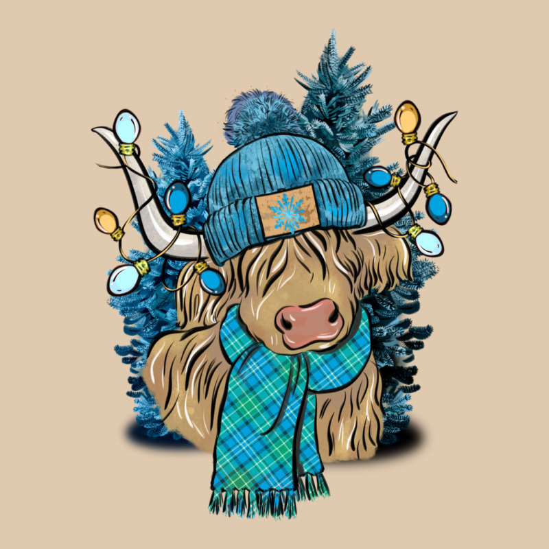 Winter Long Haired Cow Heavyweight Sweatshirt by NancyCooperArtShop | Teevron