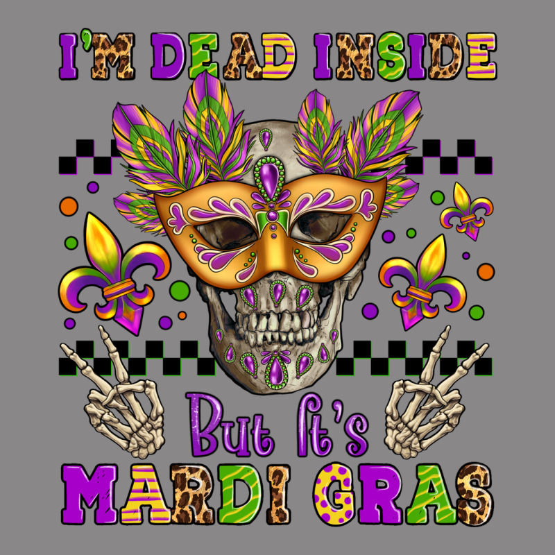 I'm Dead Inside But It's Mardi Gras Vintage Tee by Jasminsmagicworld | Teevron