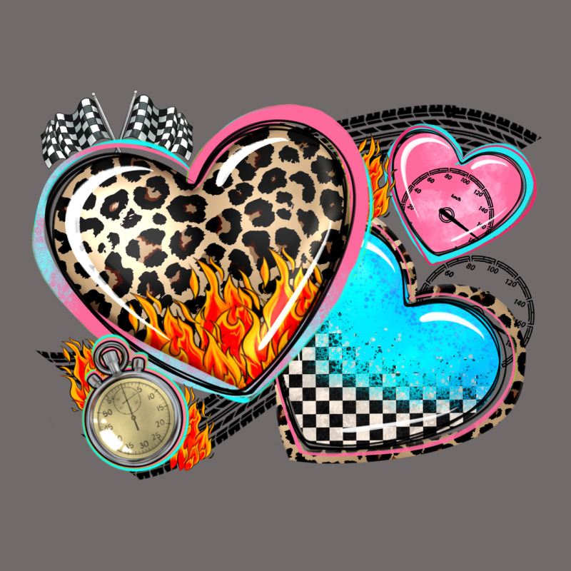 Western Leopard  Racing  Hearts Urban Heavy Tee by AdoDesignShop | Teevron