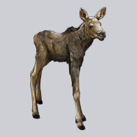 Moose Fawn Deer Classic Tee | Teevron
