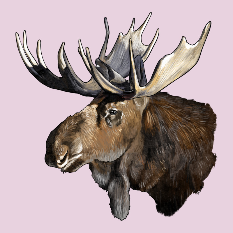 Moose Buck Deer Head Classic Tee by LillyAllenDesigns | Teevron