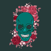 Skull With Flowers Premium Sweatshirt | Teevron