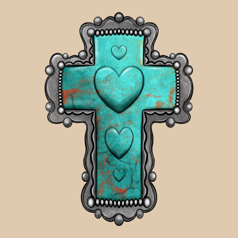 Turquoise Gemstone Cross Heavyweight Sweatshirt by Jasminsmagicworld | Teevron