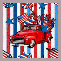 4th Of July Seamless Pattern Truck Vintage Hoodie | Teevron