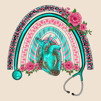 Nurse Life Spring Stethoscope Heart Rainbow Urban Heavy Tee | Teevron