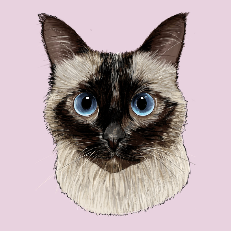 Siamese Face Classic Tee by LillyAllenDesigns | Teevron