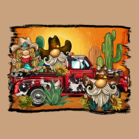 Western Truck Cowboy Gnome Background Vintage Tee | Teevron