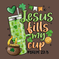 St. Patricks Day Jesus Fills My Cup Long Sleeve Tee | Teevron