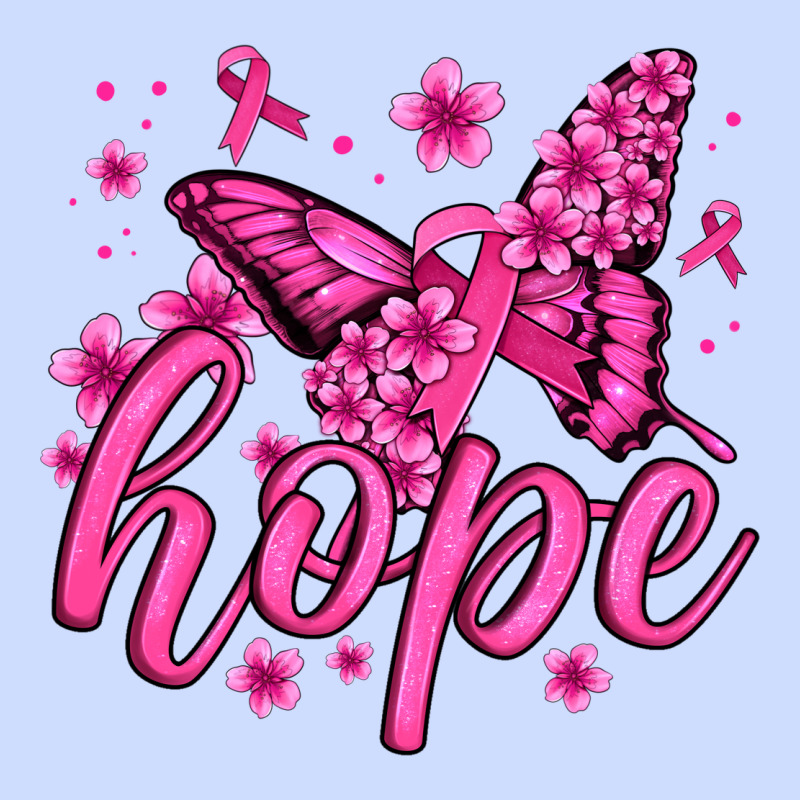 Hope Breast Cancer Butterfly Urban Heavy Tee by Jasminsmagicworld | Teevron
