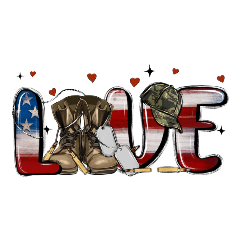 Love Army Long Sleeve Tee by MaliasSmallBusiness | Teevron
