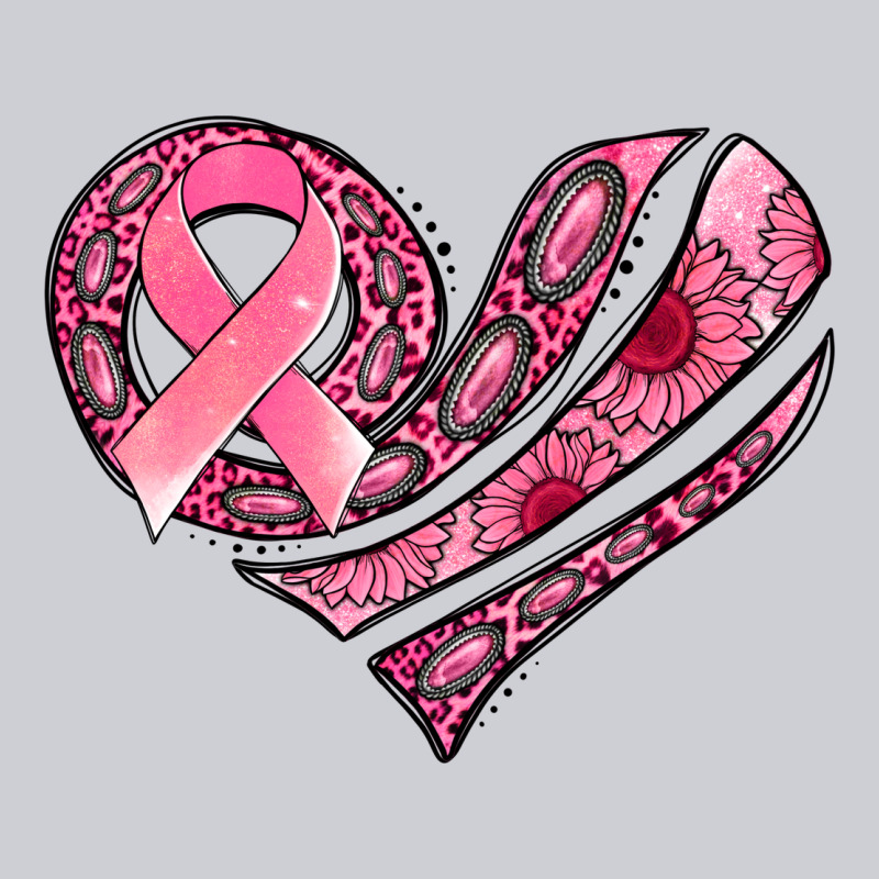 Breast Cancer Awareness Heart Heavyweight Sweatshirt by Jasminsmagicworld | Teevron
