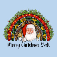 Merry Christmas Y'all Santa Rainbow Classic Tee | Teevron