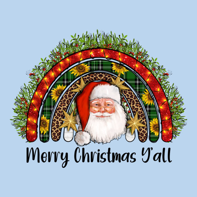 Merry Christmas Y'all Santa Rainbow Classic Tee by AdoDesignShop | Teevron