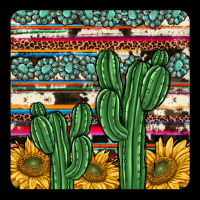Cactus Sunflower Coaster Ladies Tee | Teevron