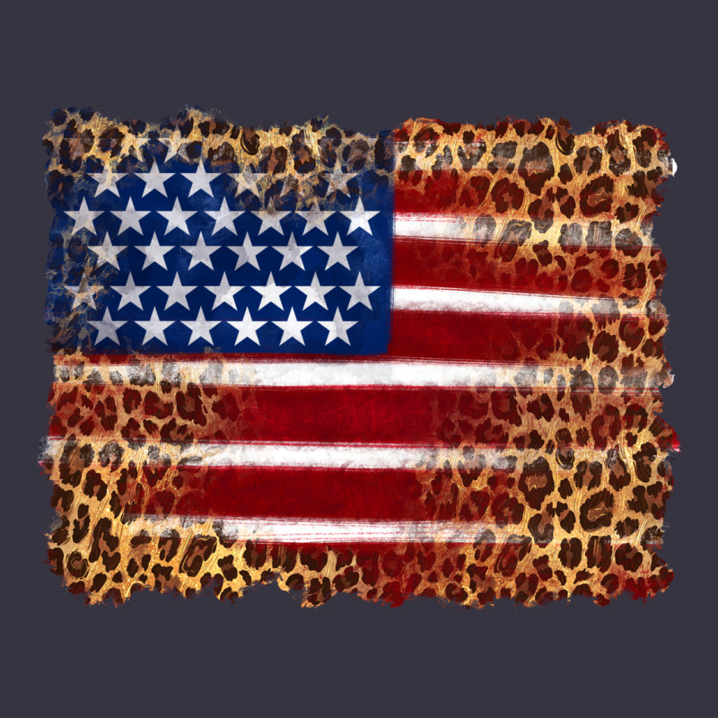 American Flag And Leopard Vintage Hoodie by Artiststas | Teevron