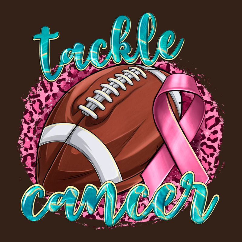 Tackle Cancer Football Heavy Core Tee by texasbilliewilder | Teevron