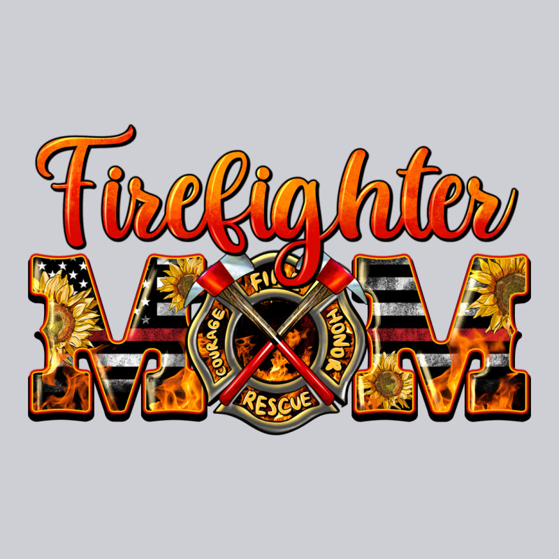 American Firefighter Mom Heavyweight Sweatshirt by LillyAllenDesigns | Teevron