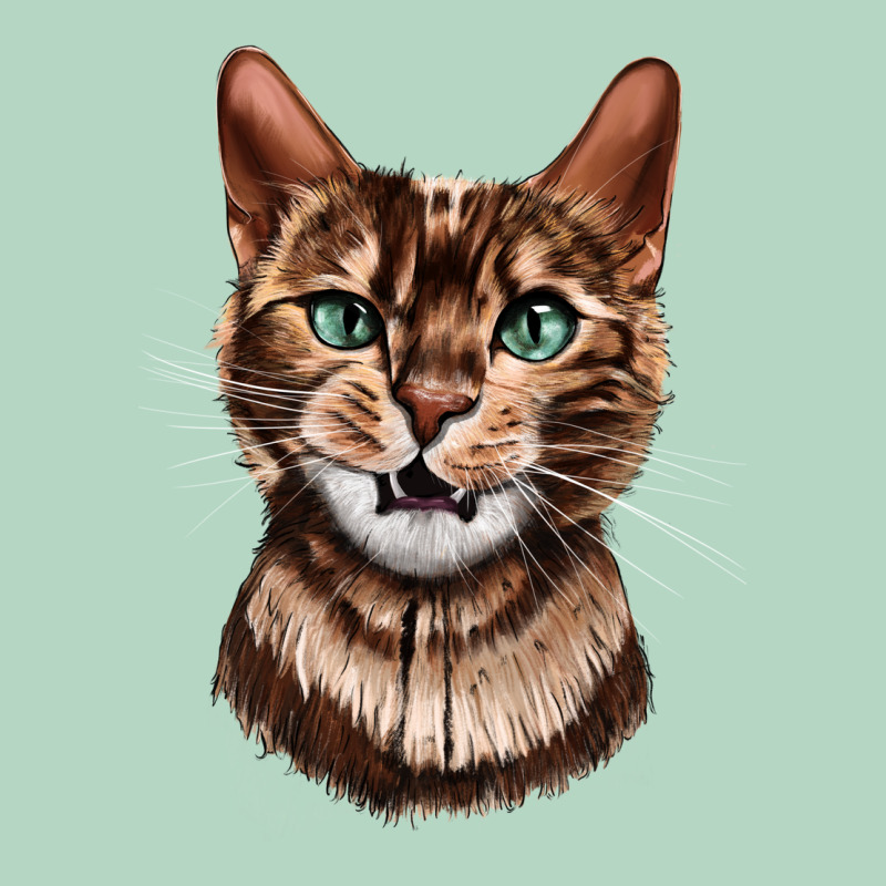 Bengal Cat Face Classic Tee by LillyAllenDesigns | Teevron