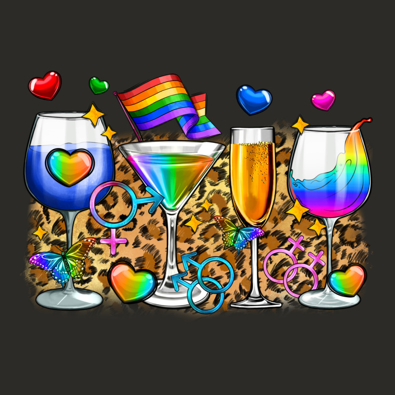 Pride Wine Cups Heavy Core Tee by Zillion Design Studio | Teevron