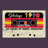 Vintage 1990 60th Birthday Cassette 30 Years Old 60 Years Heavyweight Hoodie | Teevron
