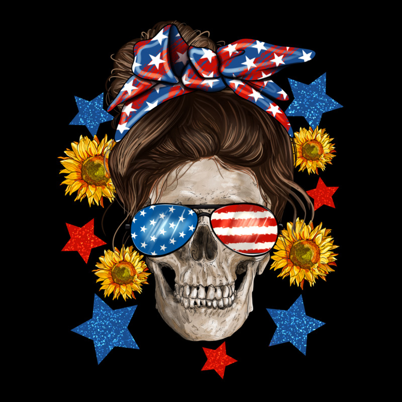 American Mom Skull Premium Tee by Neo Western | Teevron
