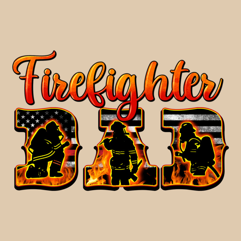 American Flag Firefighter Dad Heavyweight Sweatshirt by LillyAllenDesigns | Teevron
