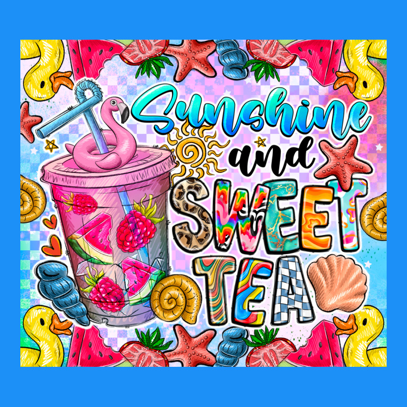 Summer Vibes With Sweet Tea Classic Tee by CowhideDigitalArt | Teevron