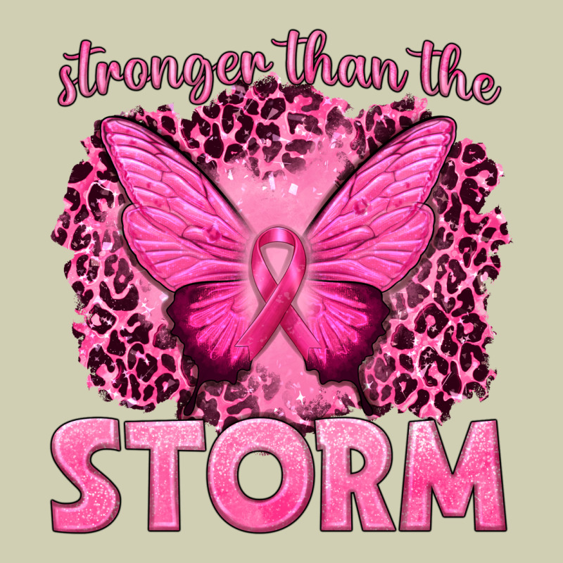 Stronger Than The Storm Breast Cancer Heavy Core Tee by texasbilliewilder | Teevron