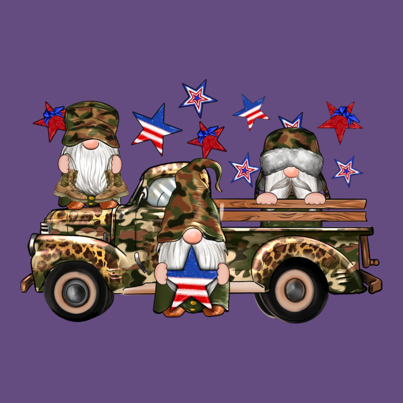 Camouflage Gnomes American Flag Star Truck Vintage Hoodie by Artiststas | Teevron