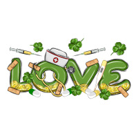 St Patricks Love Nurse Long Sleeve Tee | Teevron