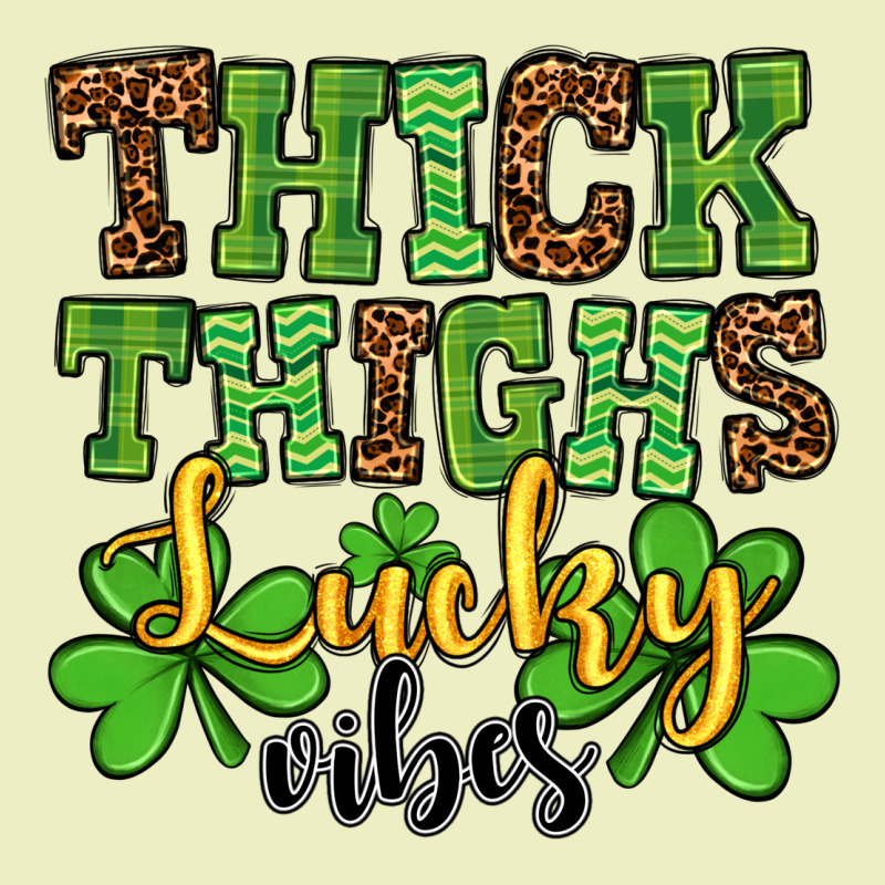 St. Patrick's Thick Thighs Lucky Vibes Urban Hoodie by OliviaCreatesArt | Teevron
