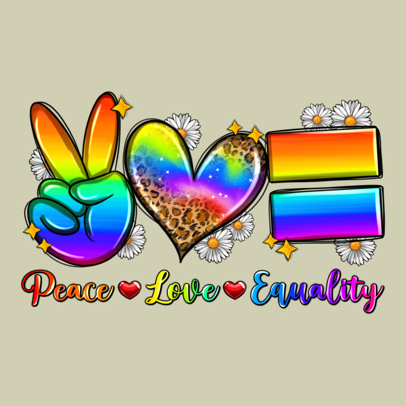 Peace Love Equality Heavy Core Tee by Zillion Design Studio | Teevron