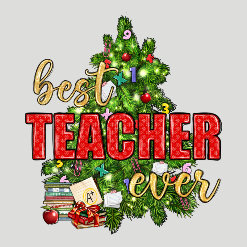 Best Teacher Ever With Christmas Tree Zipper Hoodie by BundleAndBundleShop | Teevron