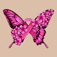 Pink Ribbon Breast Cancer Butterfly Urban Heavy Tee | Teevron