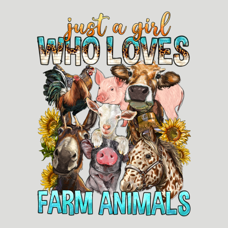Just A Girl Who Loves Farm Animals Zipper Hoodie by BundleAndBundleShop | Teevron