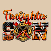 American Flag Firefighter Son Heavyweight Sweatshirt | Teevron