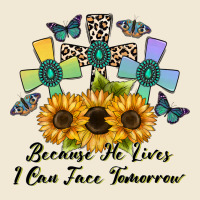 Because He Lives I Can Face Tomorrow Premium Tee | Teevron
