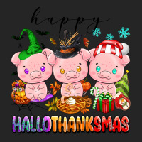 Happy Hallothanksmas Pigs Premium Hoodie | Teevron