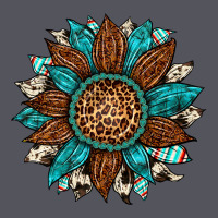 Gemstone Cowhide Leopard Turquoise Sunflower Vintage Hoodie | Teevron